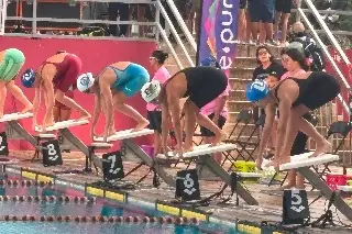 Veracruzana Daniela Flores gana dos medallas en el Campeonato Nacional de Natación Curso Largo 