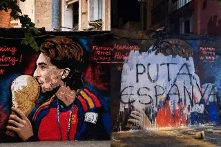 ¡Lamentable! Vandalizan mural de Ferran Torres en España