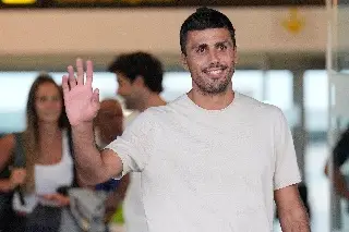 Rodri aterriza en Barcelona con el objetivo de ganar la Champions