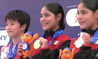 Mía y Lía Cueva vuelven a darle medallas a México en el Mundial Juvenil de Clavados 