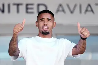 Gabriel Jesus se muestra 'muy feliz' a su llegada a Barcelona para firmar como azulgrana