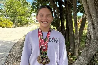 ¡Talento veracruzano! Silvana Cazarín destaca en el Regional de Gimnasia