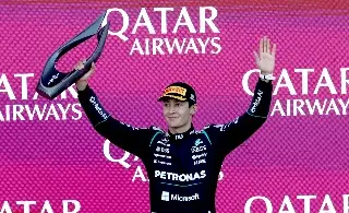 F1: George Russell se lleva un apretado Gran Premio de Azerbaiyán
