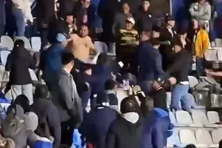 ¡Se dieron con todo! Afición provoca pelea campal tras el Pachuca vs Cruz Azul (VIDEO)