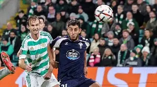 Sebastián Cáceres y Celta de Vigo logran remontar ante Celtic en la Europa League
